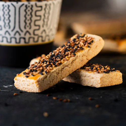 Susamlı Çubuk Kurabiye